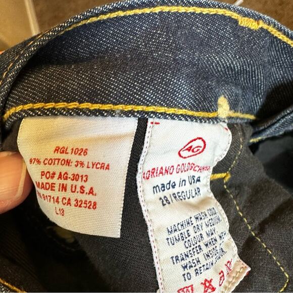 Ag Adriano Goldschmeid women’s jeans‎ size 28 bootcut - Picture 7 of 10